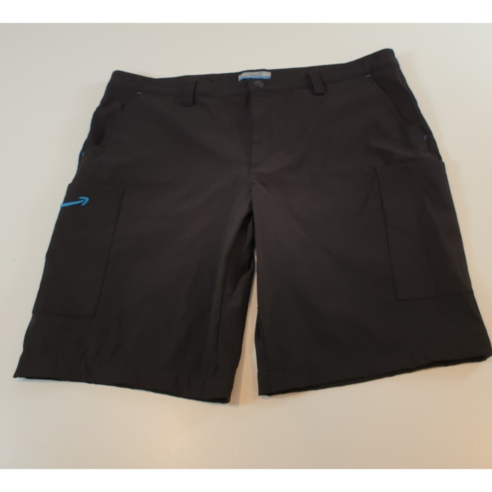 Amazon Luly Yang Cargo Shorts Mens Sz 2XL (42" Waist) Black Stretch